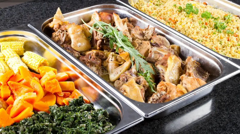 Wedding catering food