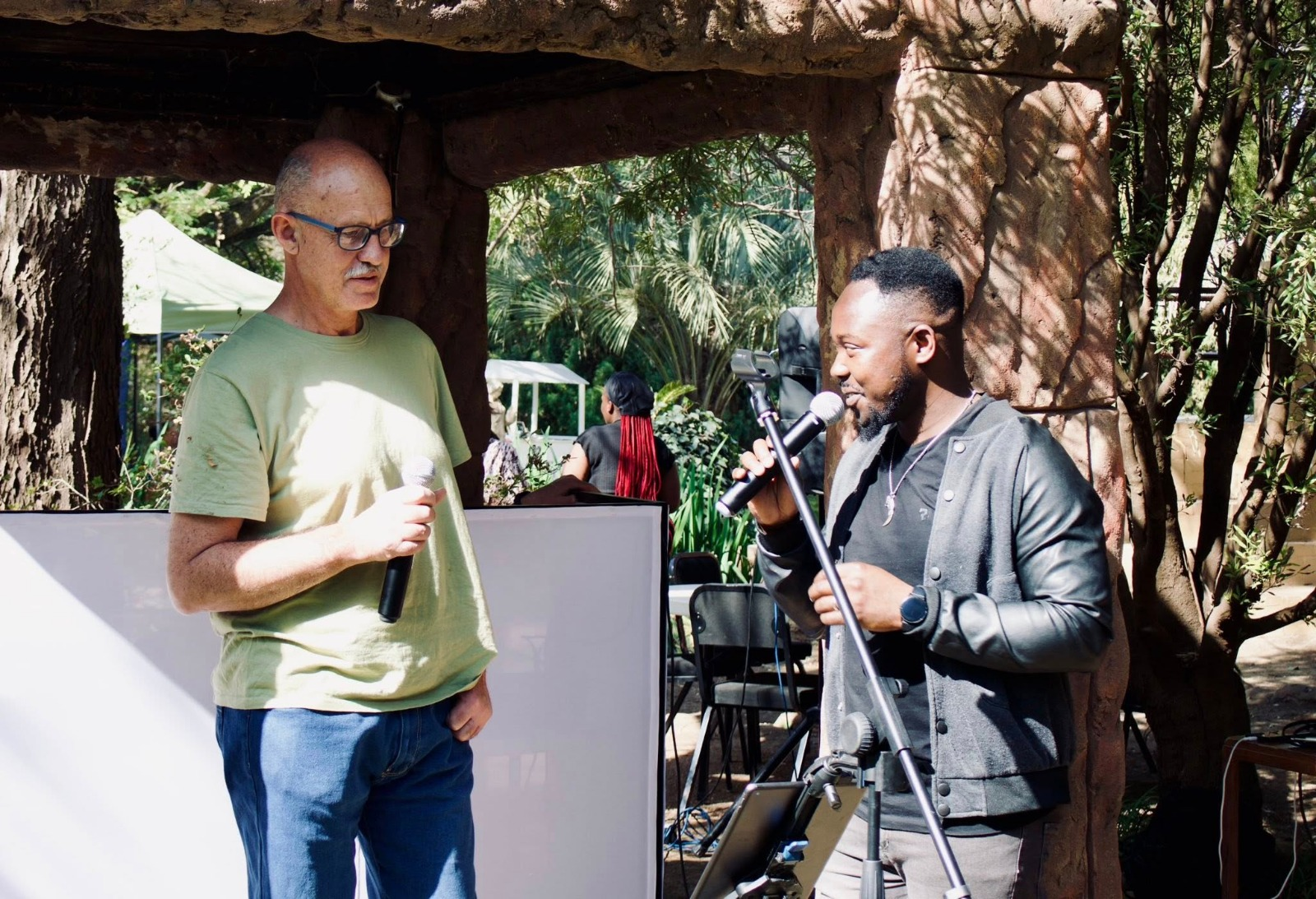 Sarel Botha performing